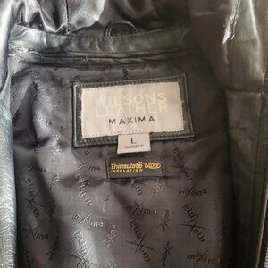 Wilson's Women's Thinsulate Lined Leather Black Size L Jacket
